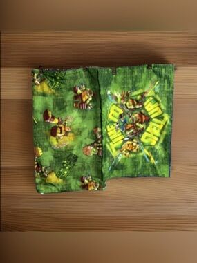 2013 Nickelodeon Teenage Mutant Ninja Turtle Twin Flat Sheet & Pillow Case TMNT